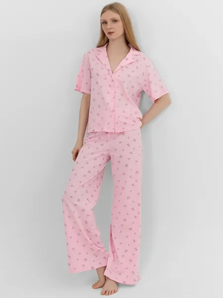 Изображение товара Пижама Mark Formelle 592554 (р.164/170-92-98, розы на розовом)