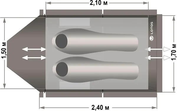 Изображение товара Палатка ЛОТОС 5У / 7090