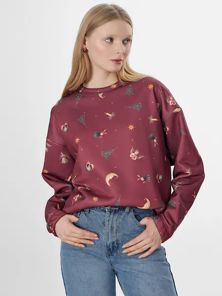 Изображение товара Свитшот Mark Formelle 122587 (р.164/170-84-90, игрушки на бордо)
