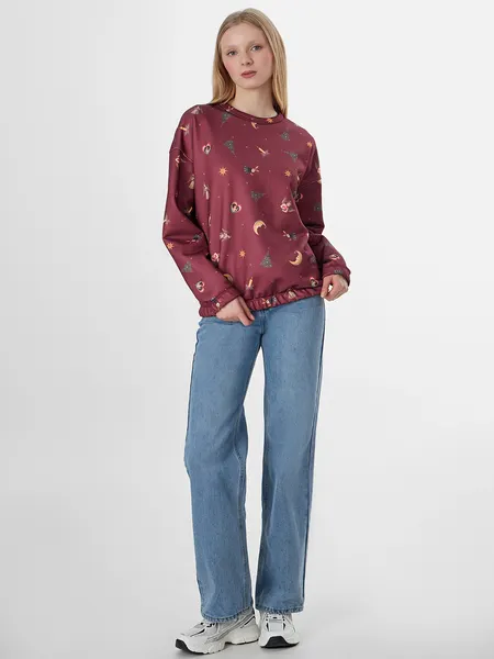 Изображение товара Свитшот Mark Formelle 122587 (р.164/170-84-90, игрушки на бордо)