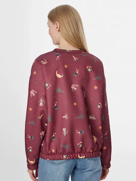 Изображение товара Свитшот Mark Formelle 122587 (р.164/170-84-90, игрушки на бордо)