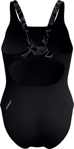 Изображение товара Купальник для плавания Speedo Hyperboom Splice Muscleback 8-1347018692 (р.36, черный/сиреневый)