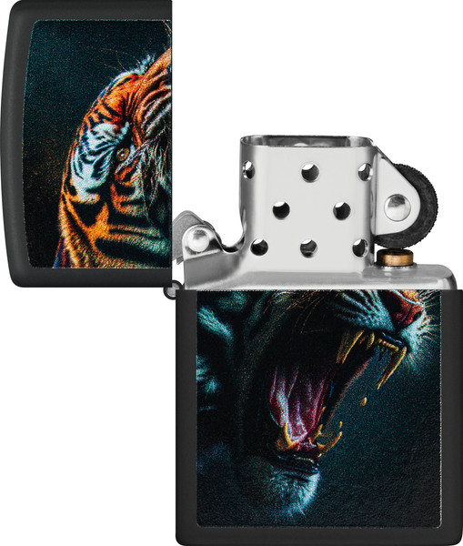 Изображение товара Зажигалка Zippo Tiger Roar Design / 46241 (черный)