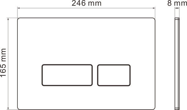 Изображение товара Унитаз подвесной с инсталляцией Roxen StounFix Dual Fresh 868415