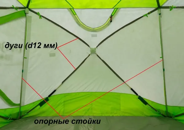 Изображение товара Дуга для палатки ЛОТОС КубоЗонт / 1025 (4шт, в чехле)