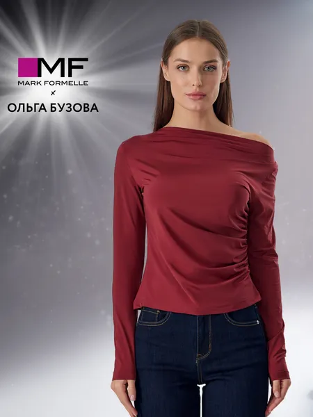 Изображение товара Лонгслив Mark Formelle 122665 (р.164/170-92-98, бордовый)