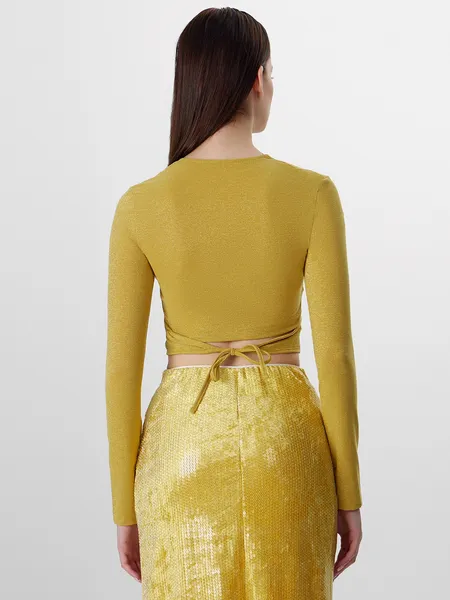 Изображение товара Лонгслив Mark Formelle 122901 (р.164/170-84-90, сотерн с люрексом золото)