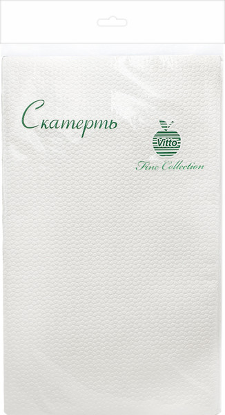 Изображение товара Скатерть Vitto Бумажная с полимерным покрытием 120x180 (белый)