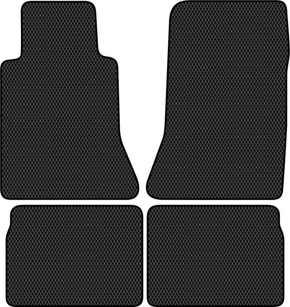 Изображение товара Комплект ковриков для авто Alicosta 0786_2 для Mercedes-Benz E-Class I седан/W124 1984-1995 (EVA ромб, черный)