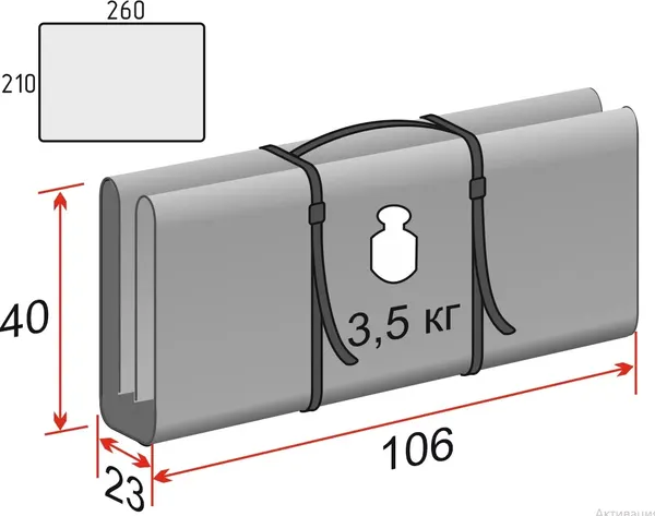 Изображение товара Пол для палатки ЛОТОС Куб 4 ПУ4000 / 4022