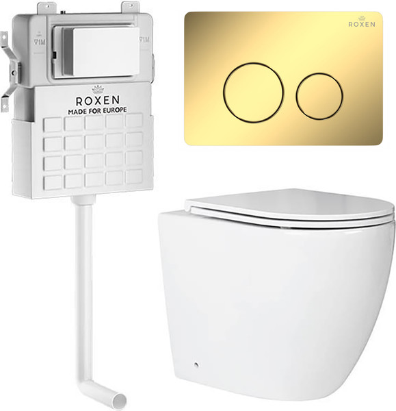 Изображение товара Унитаз приставной с инсталляцией Roxen Attach 868666