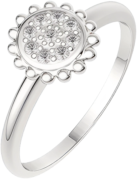 Изображение товара Кольцо из серебра ZORKA 0210190 (р.17, с фианитами)