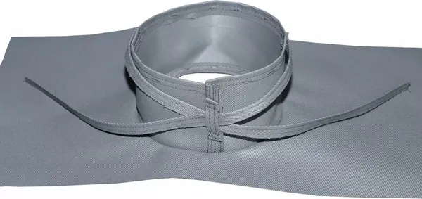 Изображение товара Выход под трубу для палатки ЛОТОС Огнеупорный 30х30см / 8020 (кремнезем 1000°С)