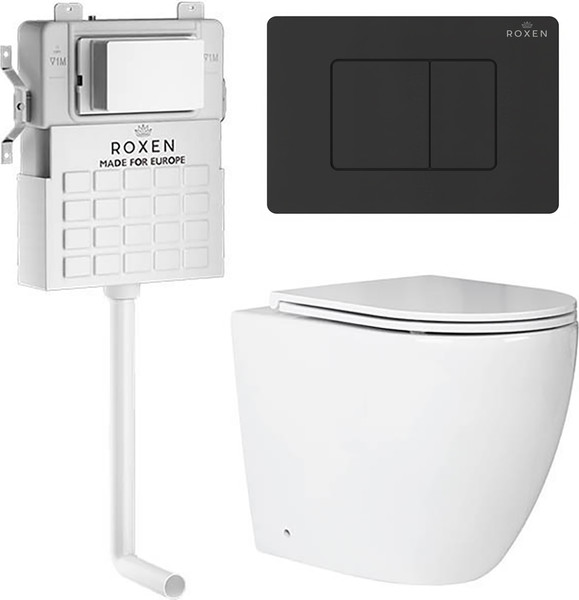 Изображение товара Унитаз приставной с инсталляцией Roxen Attach 868668