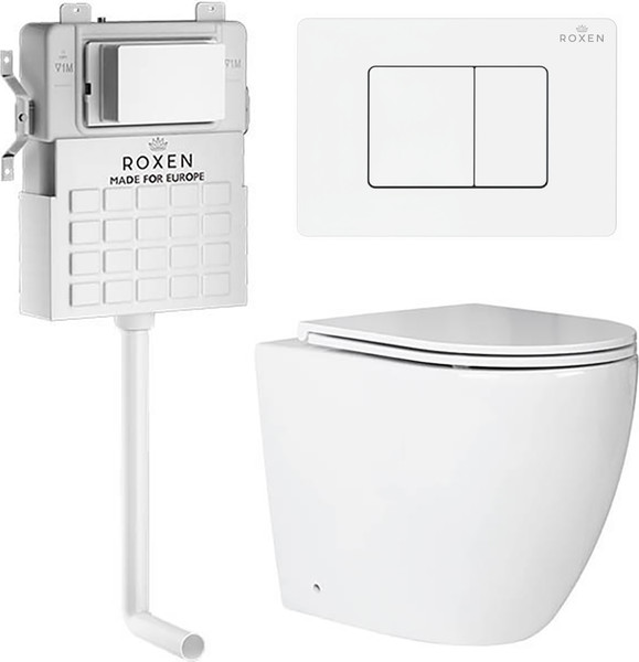 Изображение товара Унитаз приставной с инсталляцией Roxen Attach 868669