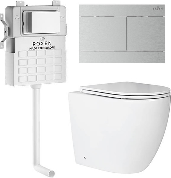 Изображение товара Унитаз приставной с инсталляцией Roxen Attach 868671