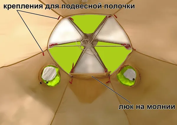 Изображение товара Палатка ЛОТОС 5У Шторм / 25026 (оливковый)