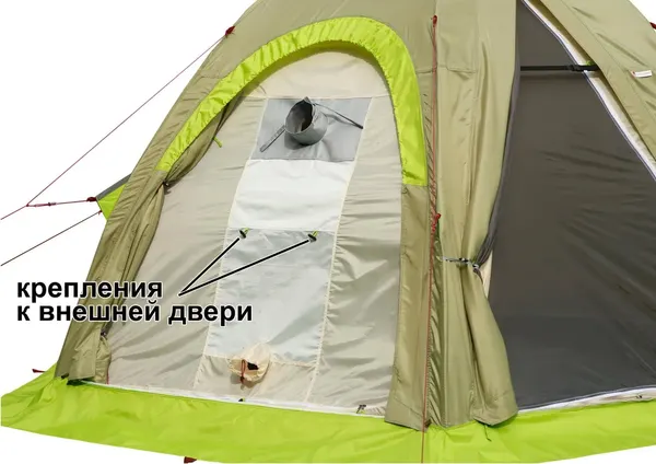 Изображение товара Палатка ЛОТОС 5У Шторм / 25026 (оливковый)