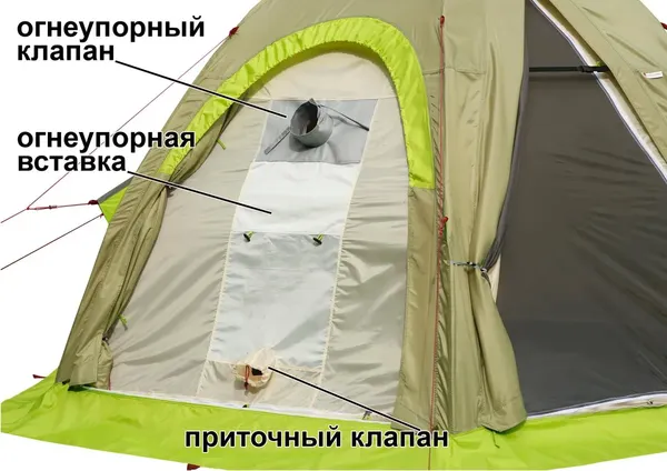 Изображение товара Палатка ЛОТОС 5У Шторм / 25026 (оливковый)