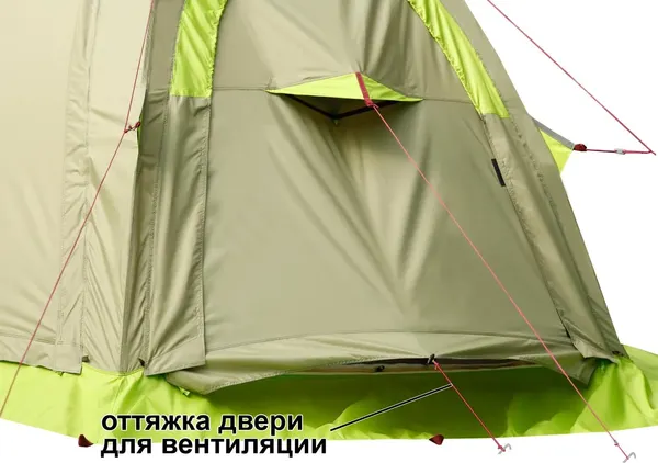 Изображение товара Палатка ЛОТОС 5У Шторм / 25026 (оливковый)