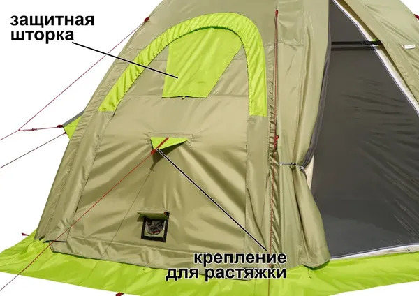 Изображение товара Палатка ЛОТОС 5У Шторм / 25026 (оливковый)