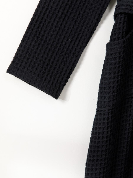 Изображение товара Халат Urban Family Хлопчатобумажный вафельный (р-р 58-60, Black)