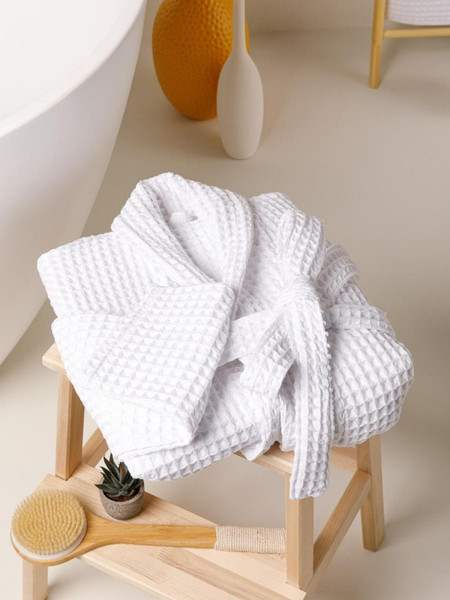 Изображение товара Халат Urban Family Хлопчатобумажный вафельный (р-р 58-60, Coconut)