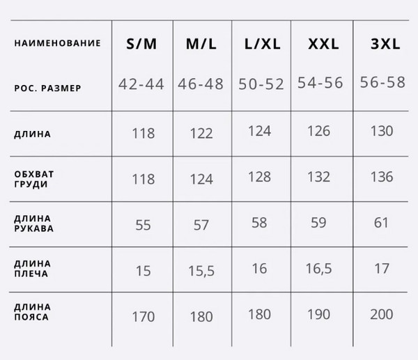 Изображение товара Халат Urban Family Хлопчатобумажный вафельный (р-р 58-60, Black)