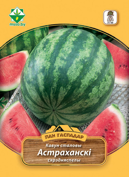 Изображение товара Семена МинскСортСемОвощ Арбуз Астраханский (5г)