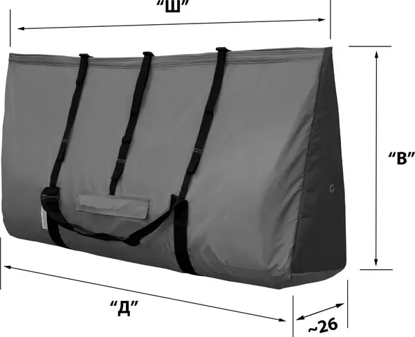 Изображение товара Чехол для палатки ЛОТОС Компрессионная / 6026 (салатовый, 130см)