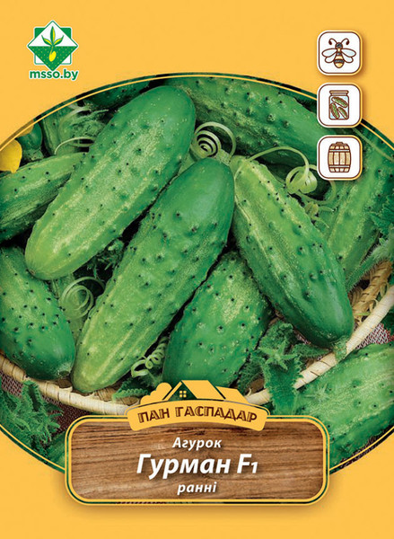 Изображение товара Семена МинскСортСемОвощ Огурец Гурман F1 (3г)