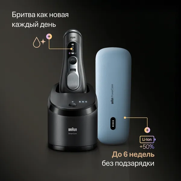 Изображение товара Электробритва Braun 9675cc 5793 (серый)