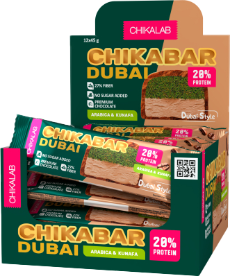 Изображение товара Набор протеиновых батончиков Chikalab Моккачино и тесто катаифи (30x45г)