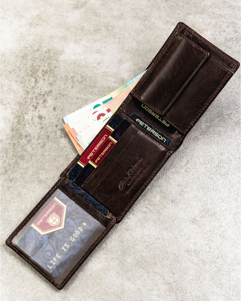 Изображение товара Портмоне Peterson PTN RM-22-BUF (коричневый)