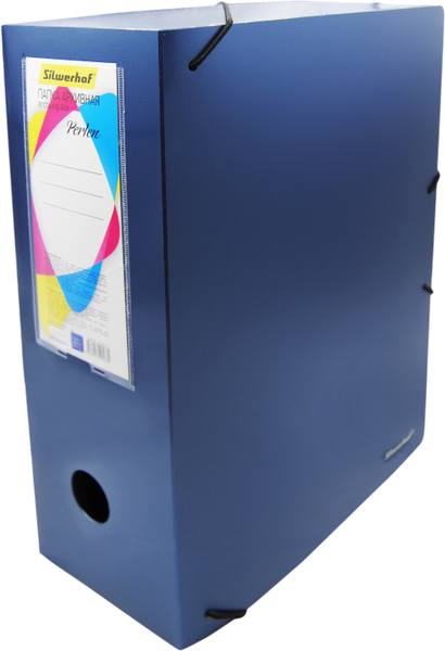 Изображение товара Коробка архивная Silwerhof Perlen 311916-74 (синий металлик)