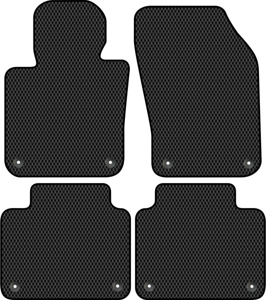 Изображение товара Комплект ковриков для авто Alicosta 1450_2 для Volvo S90 II седан 2016-н.в. (EVA ромб, черный)