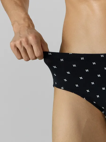 Изображение товара Трусы мужские Mark Formelle 411120 (р.102-112, квадраты на черном-1)