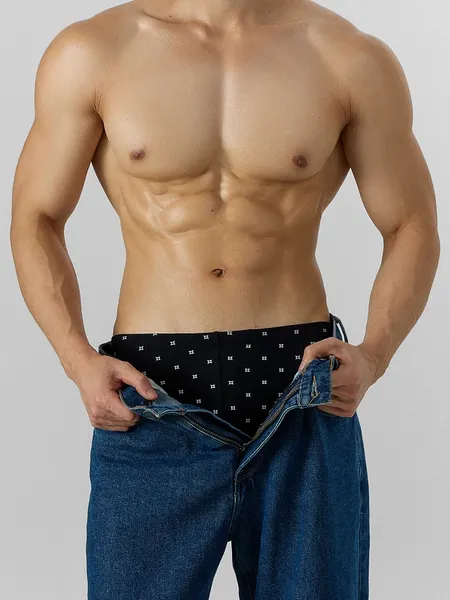 Изображение товара Трусы мужские Mark Formelle 411120 (р.106-116, квадраты на черном-1)