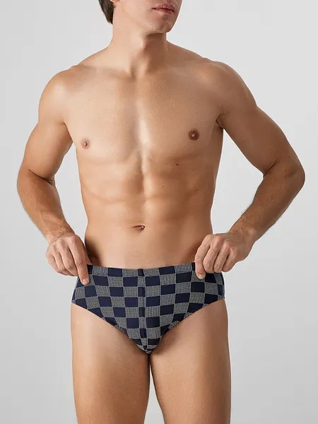 Изображение товара Трусы мужские Mark Formelle 411120 (р.82-92, клетка на глубоком синем)