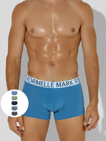 Изображение товара Комплект мужских трусов Mark Formelle 411124-5 (р.106-116, синий-5)
