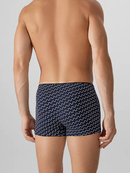Изображение товара Трусы мужские Mark Formelle 411134 (р.98-108, диагональный узор на глубоком синем)