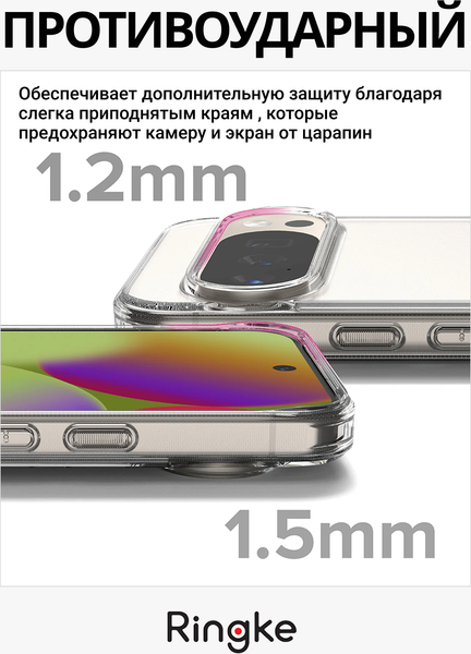 Изображение товара Чехол-накладка Ringke Fusion Для Pixel 10/10 Pro (Matte Clear)