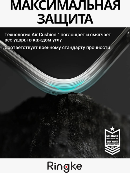 Изображение товара Чехол-накладка Ringke Fusion Для Pixel 10/10 Pro (Matte Clear)