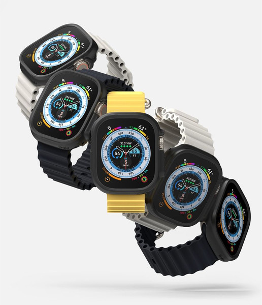 Изображение товара Защитный чехол для умных часов Ringke Slim Для Apple Watch Ultra 1/2 49мм (2шт, Clear/Matte Black)