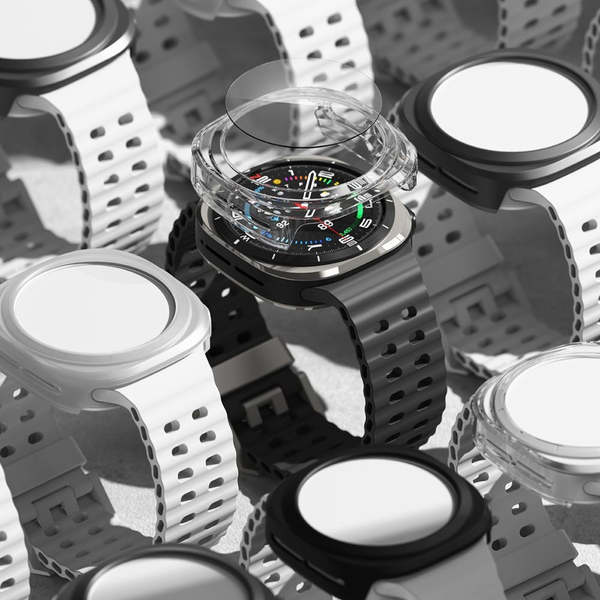 Изображение товара Защитный чехол для умных часов Ringke Slim&Tempered Glass для Galaxy Watch Ultra 47мм (Titanium Black)