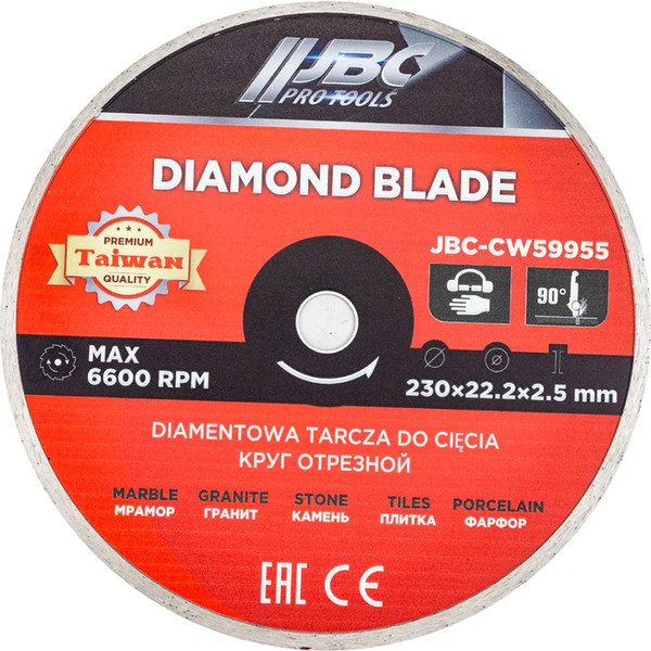 Изображение товара Отрезной диск алмазный JBC CW59955 (62943)