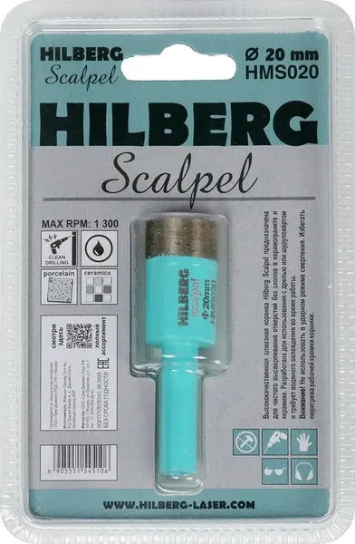 Изображение товара Коронка Hilberg Scalpel 20мм / HMS020