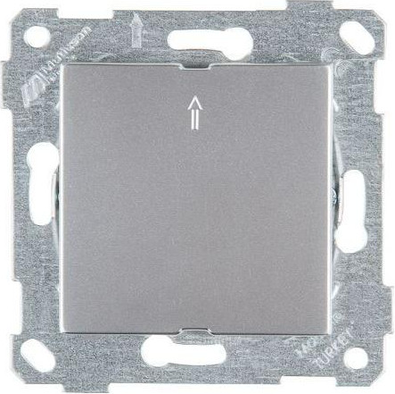 Изображение товара Декоративная заглушка для розетки Mutlusan Rita 2200-121-0282 (нержавеющая сталь)