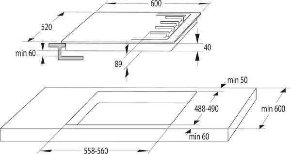Изображение товара Газовая варочная панель Gorenje GW641XHF