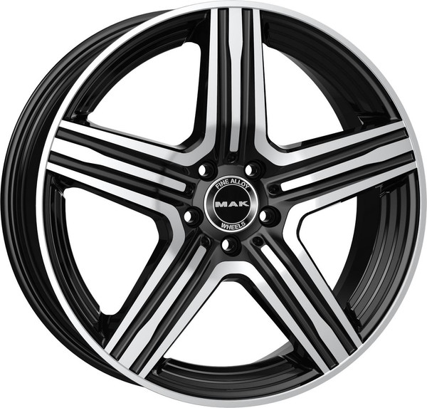 Изображение товара Литой диск MAK Lewis 19x8" 5x112мм DIA 66.6мм ET 20мм Black Mirror